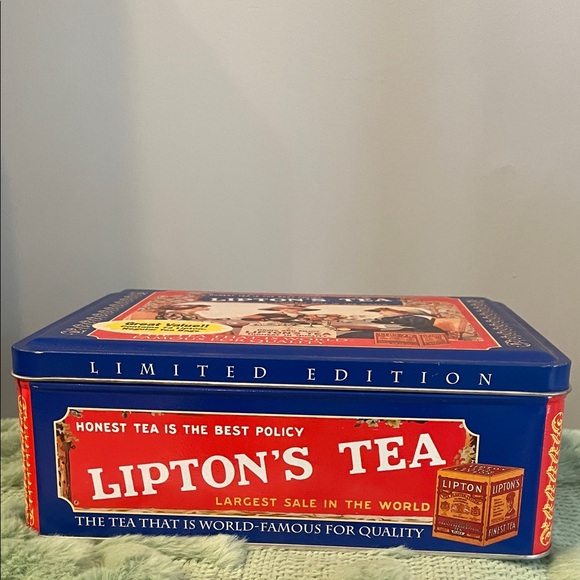Lipton's Tea Decorative Tin Box - Picture 2 of 3